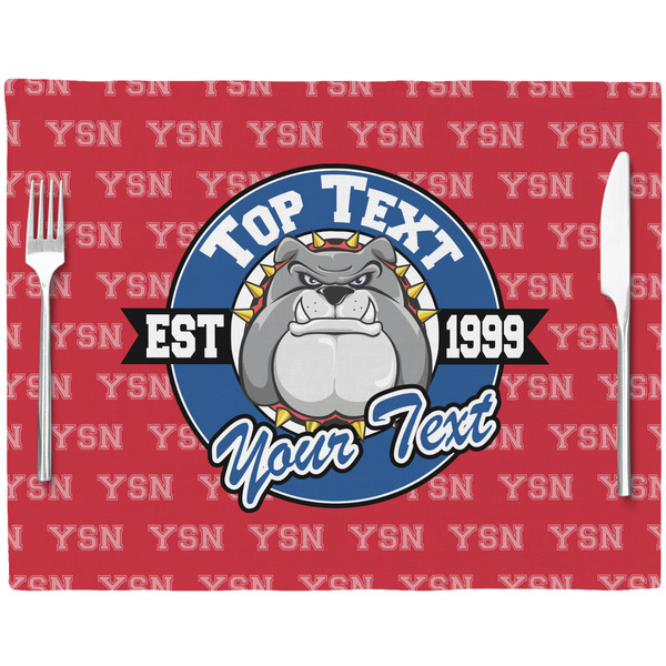 School Mascot Placemat with Props