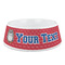 School Mascot Plastic Dog Bowl - Medium (Personalized)