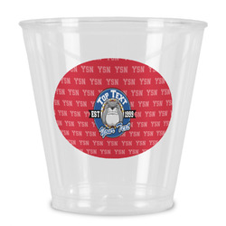 School Mascot Plastic Shot Glass (Personalized)