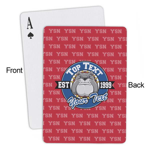 School Mascot Playing Cards - Approval
