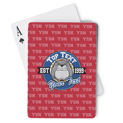School Mascot Playing Cards (Personalized)