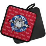 School Mascot Pot Holder w/ Name or Text