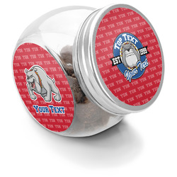 School Mascot Puppy Treat Jar (Personalized)