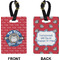 School Mascot Rectangle Luggage Tag (Front + Back)