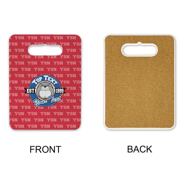 School Mascot Rectangle Trivet with Handle - APPROVAL