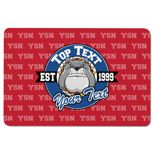 School Mascot Rectangular Fridge Magnet - FRONT