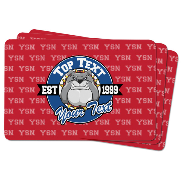 School Mascot Rectangular Fridge Magnet - THREE