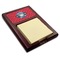 School Mascot Red Mahogany Sticky Note Holder (Personalized)