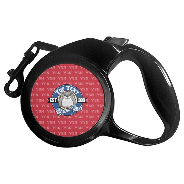 Custom School Mascot Retractable Dog Leash (Personalized)