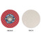 School Mascot Round Linen Placemats - APPROVAL (single sided)