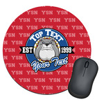 School Mascot Round Mouse Pad (Personalized)