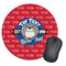 School Mascot Round Mouse Pad (Personalized)