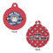 School Mascot Round Pet ID Tag - Large - Approval