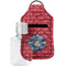 School Mascot Sanitizer Holder Keychain - Small with Case