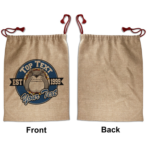 School Mascot Santa Bag - Approval - Front