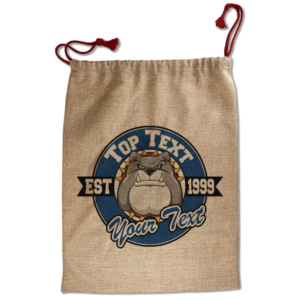 Custom School Mascot Santa Sack - Front (Personalized)
