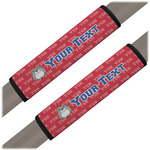 School Mascot Seat Belt Covers (Set of 2) (Personalized)