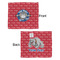 School Mascot Security Blanket - Front & Back View