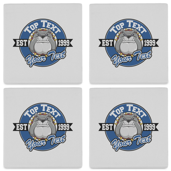 School Mascot Set of 4 Sandstone Coasters - See All 4 View