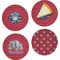 School Mascot Set of Appetizer / Dessert Plates