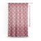 School Mascot Sheer Curtain With Window and Rod