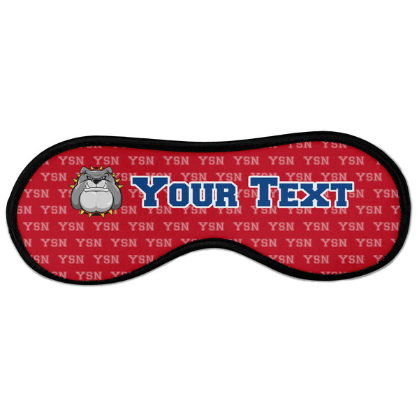 Custom School Mascot Sleeping Eye Masks - Large (Personalized)