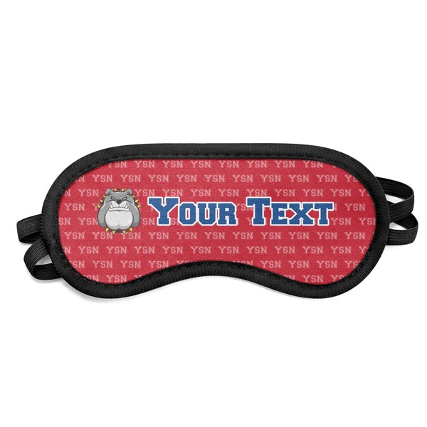 Custom School Mascot Sleeping Eye Mask - Small (Personalized)
