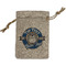 School Mascot Small Burlap Gift Bag - Front (Personalized)