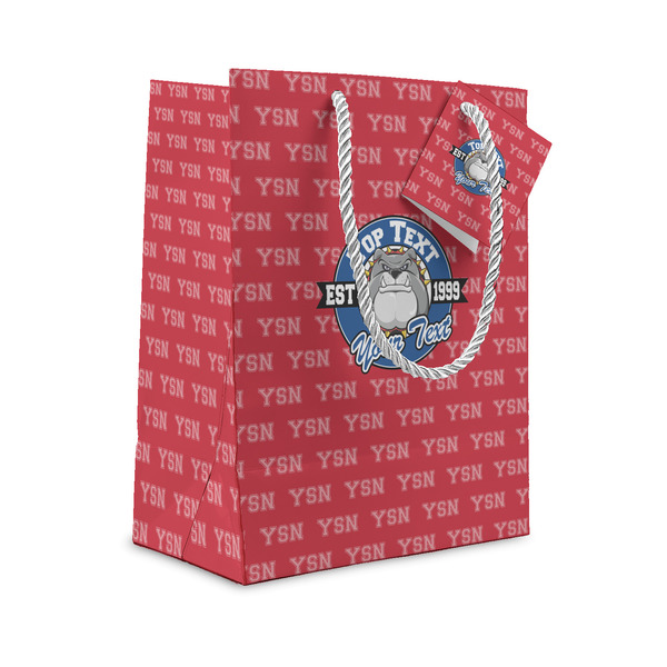 Custom School Mascot Gift Bag (Personalized)