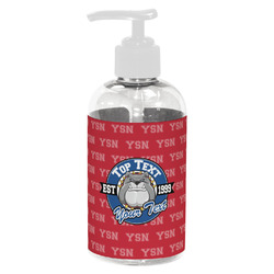 School Mascot Plastic Soap / Lotion Dispenser (8 oz - Small - White) (Personalized)