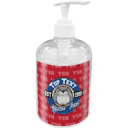 School Mascot Acrylic Soap & Lotion Bottle (Personalized)