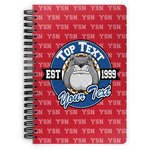 School Mascot Spiral Notebook - 7x10 w/ Name or Text