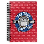 School Mascot Spiral Notebook - 7x10 w/ Name or Text