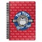 School Mascot Spiral Journal Large - Front View