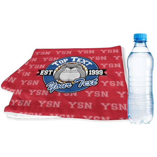 Custom School Mascot Sports & Fitness Towel (Personalized)