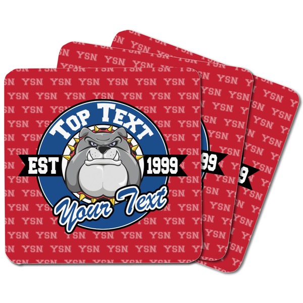 School Mascot Square Fridge Magnet - MAIN