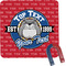 School Mascot Square Fridge Magnet (Personalized)