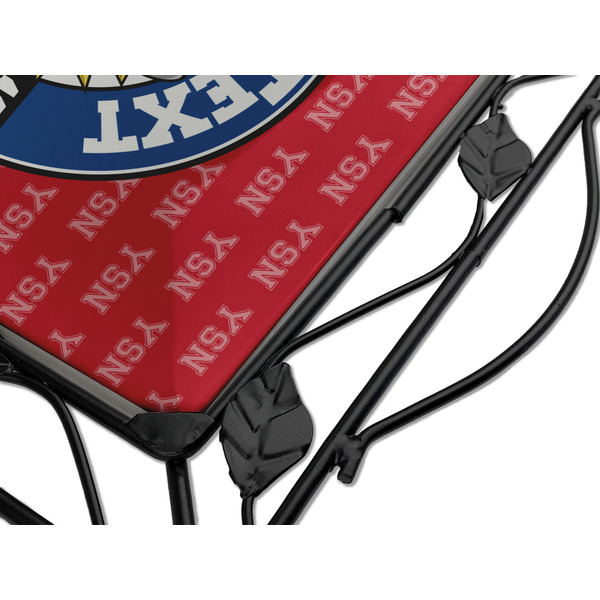 School Mascot Square Trivet - Detail