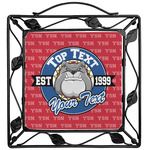 School Mascot Square Trivet (Personalized)