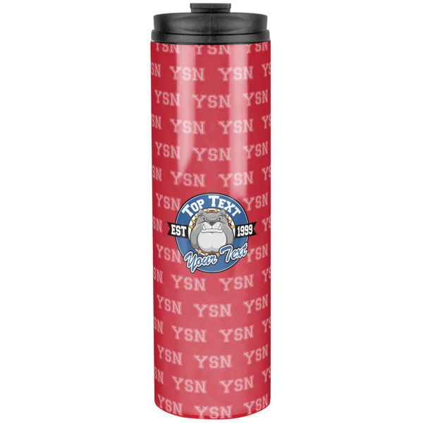 Custom School Mascot Stainless Steel Skinny Tumbler - 20 oz (Personalized)