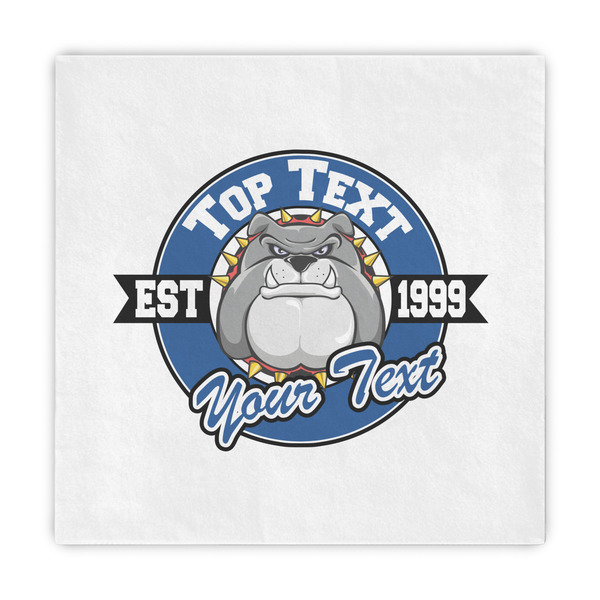 Custom School Mascot Decorative Paper Napkins (Personalized)