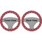 School Mascot Steering Wheel Cover- Front and Back