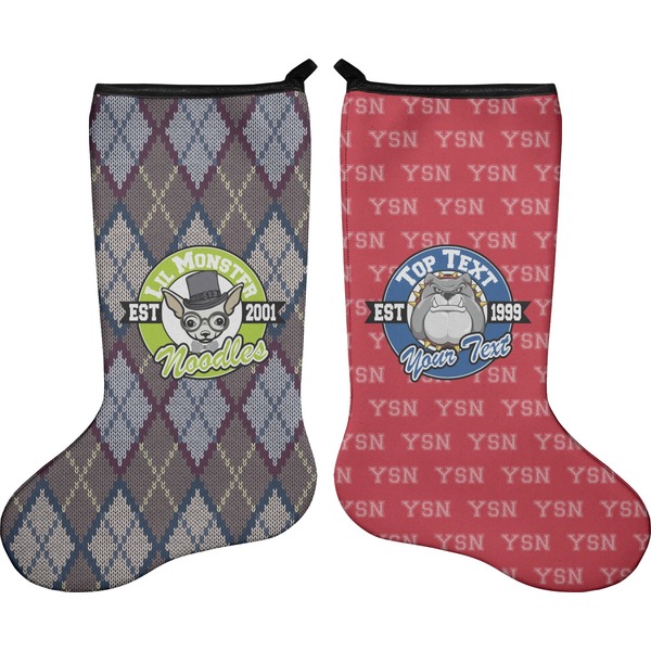 School Mascot Stocking - Double-Sided - Approval