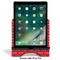 School Mascot Stylized Tablet Stand - Front with ipad