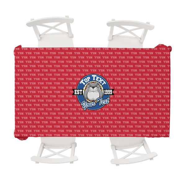 Custom School Mascot Tablecloth - 58"x102" (Personalized)