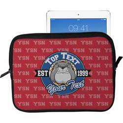 School Mascot Tablet Case / Sleeve - Large (Personalized)