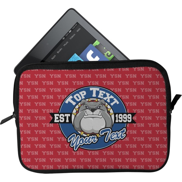 Custom School Mascot Tablet Case / Sleeve - Small (Personalized)