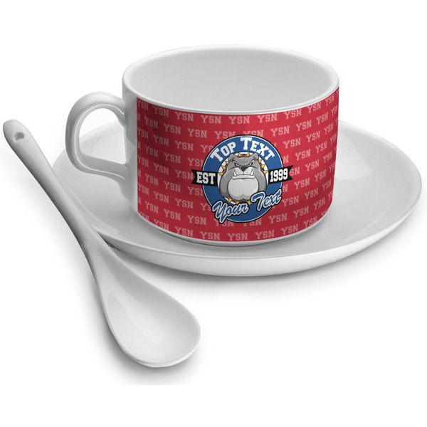 Custom School Mascot Tea Cup - Single (Personalized)