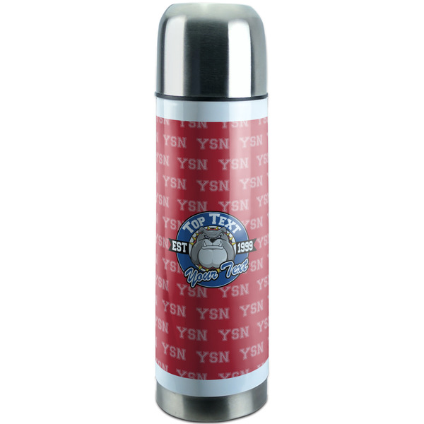 Custom School Mascot Stainless Steel Thermos (Personalized)