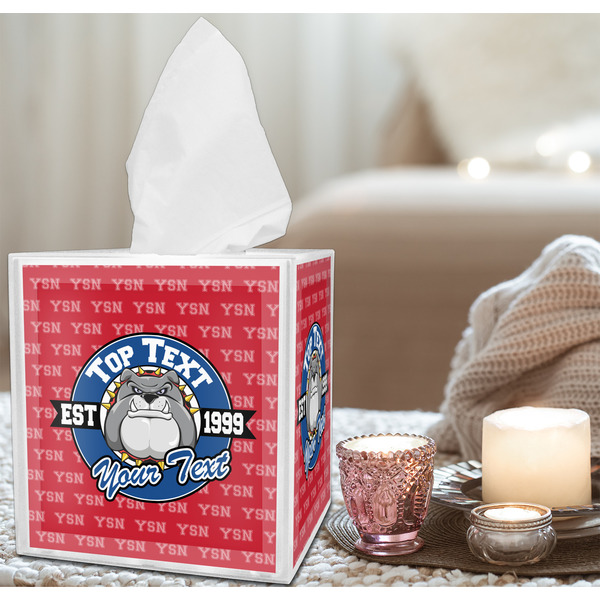 School Mascot Tissue Box - LIFESTYLE